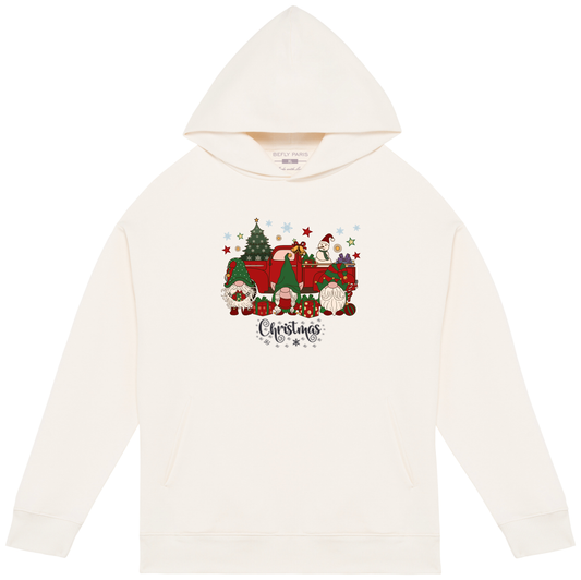 Sweat oversize à capuche -Merry Christmas