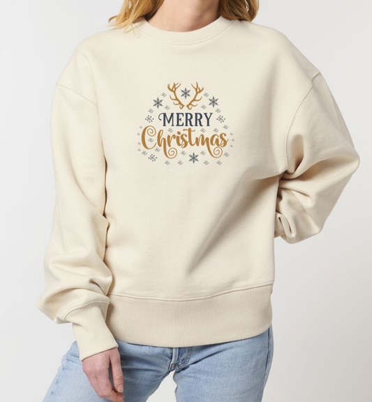 Sweatshirt oversize  Merry Christmas