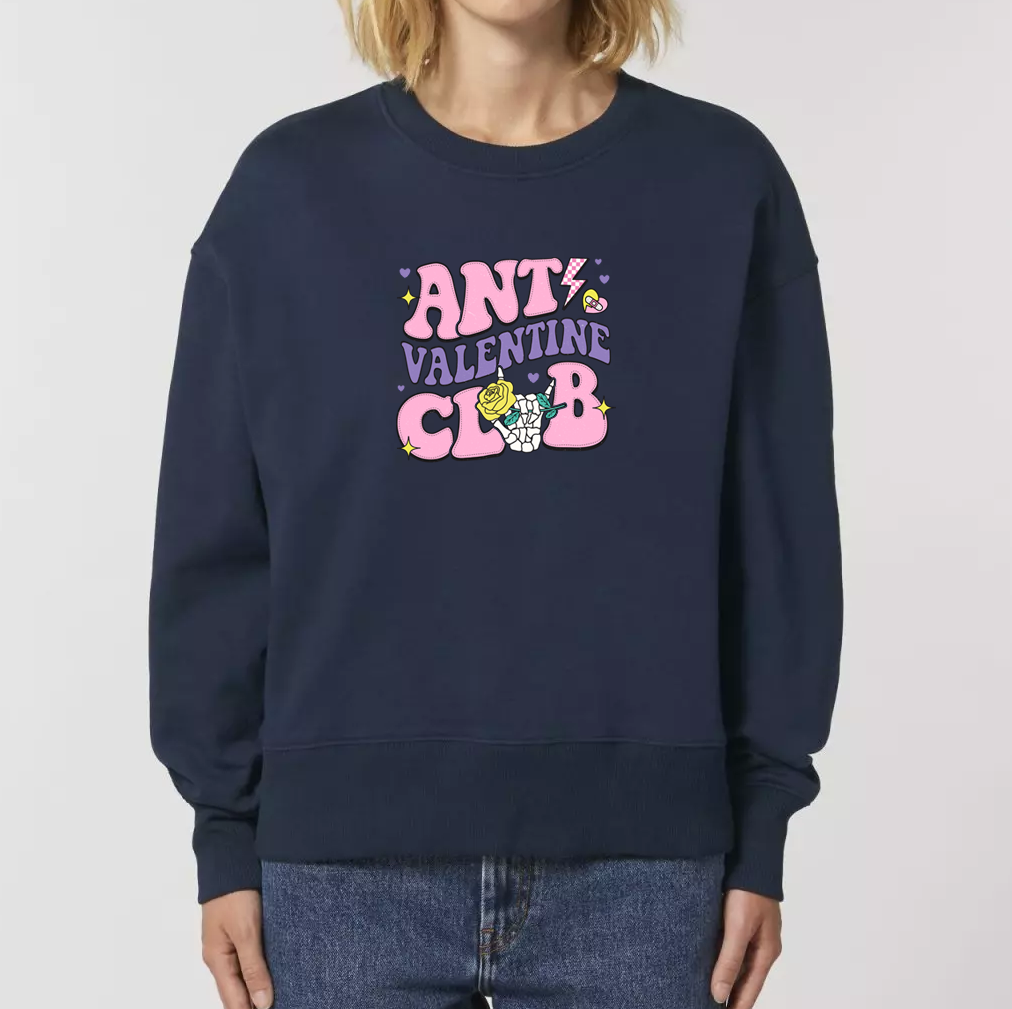 Sweatshirt oversize Anti V Club