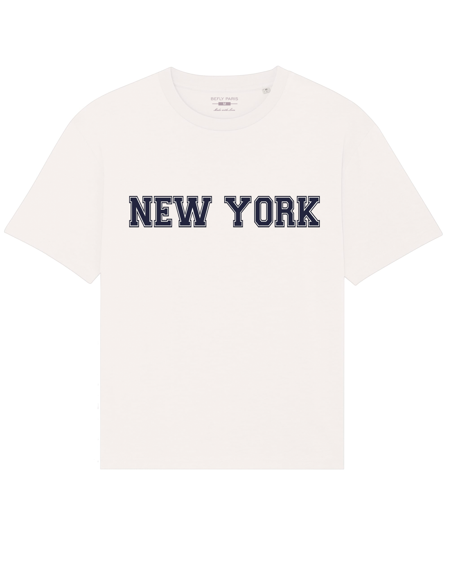 T-SHIRT NEW YORK, COUPE RELAX -UNISEXE