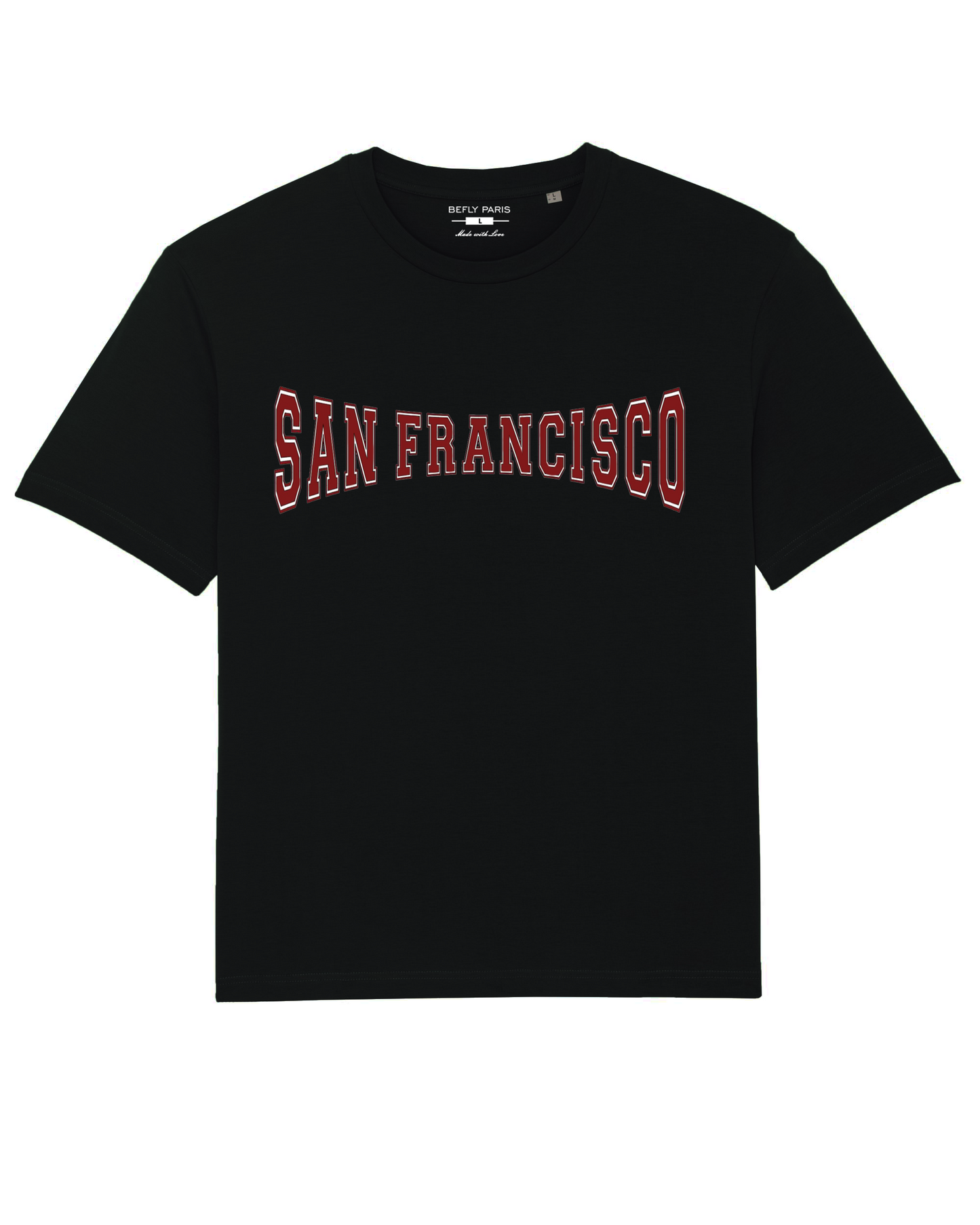 T-SHIRT SAN FRANCISCO, COUPE RELAX  - UNISEXE