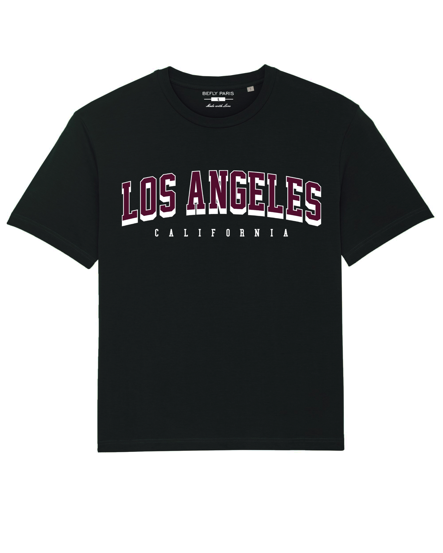 T-SHIRT LOS ANGELES, COUPE RELAX -UNISEXE